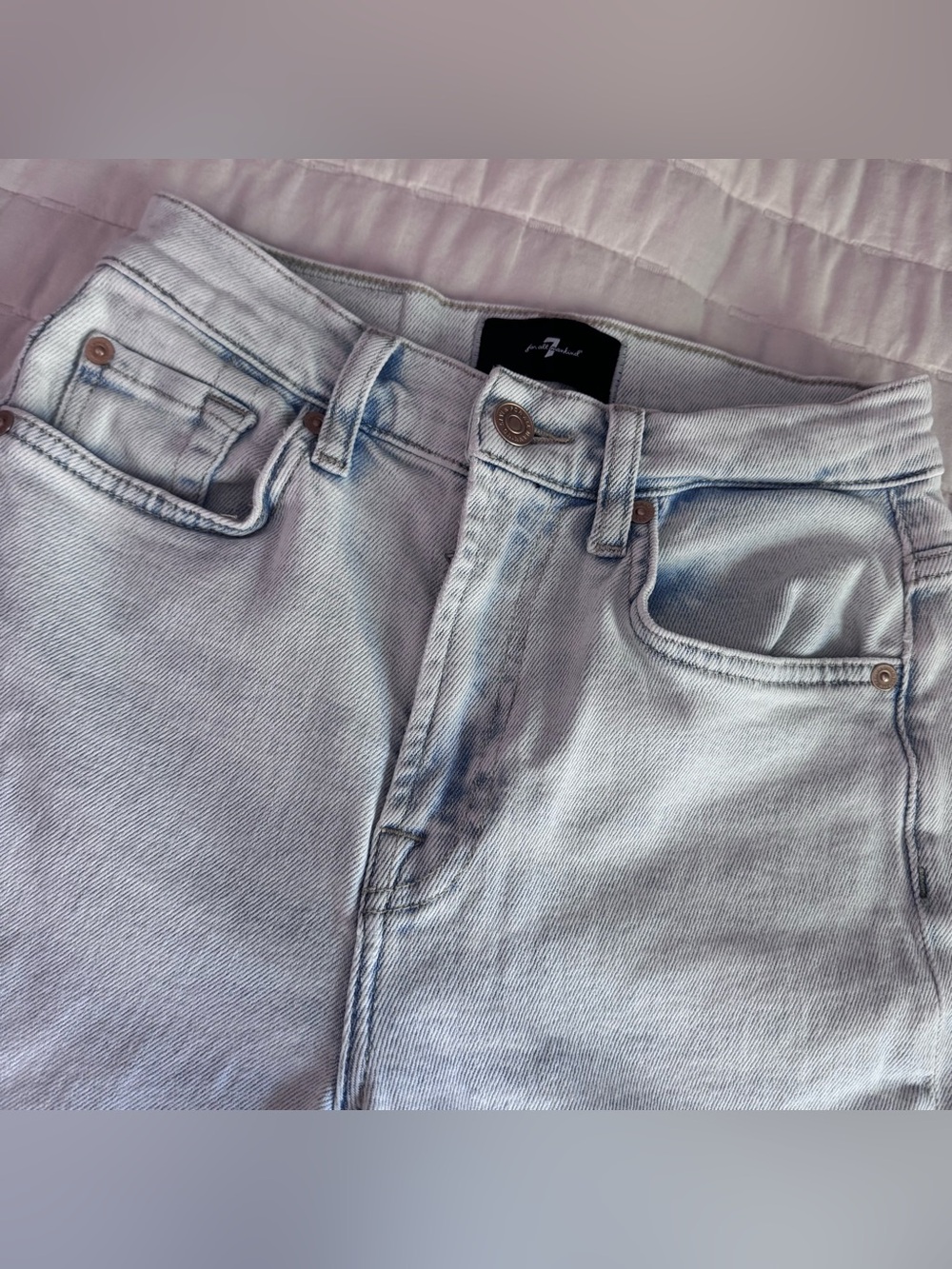 7 For All Mankind CROPPED ALEXA in Luxe Vintage - Picture 6 of 9